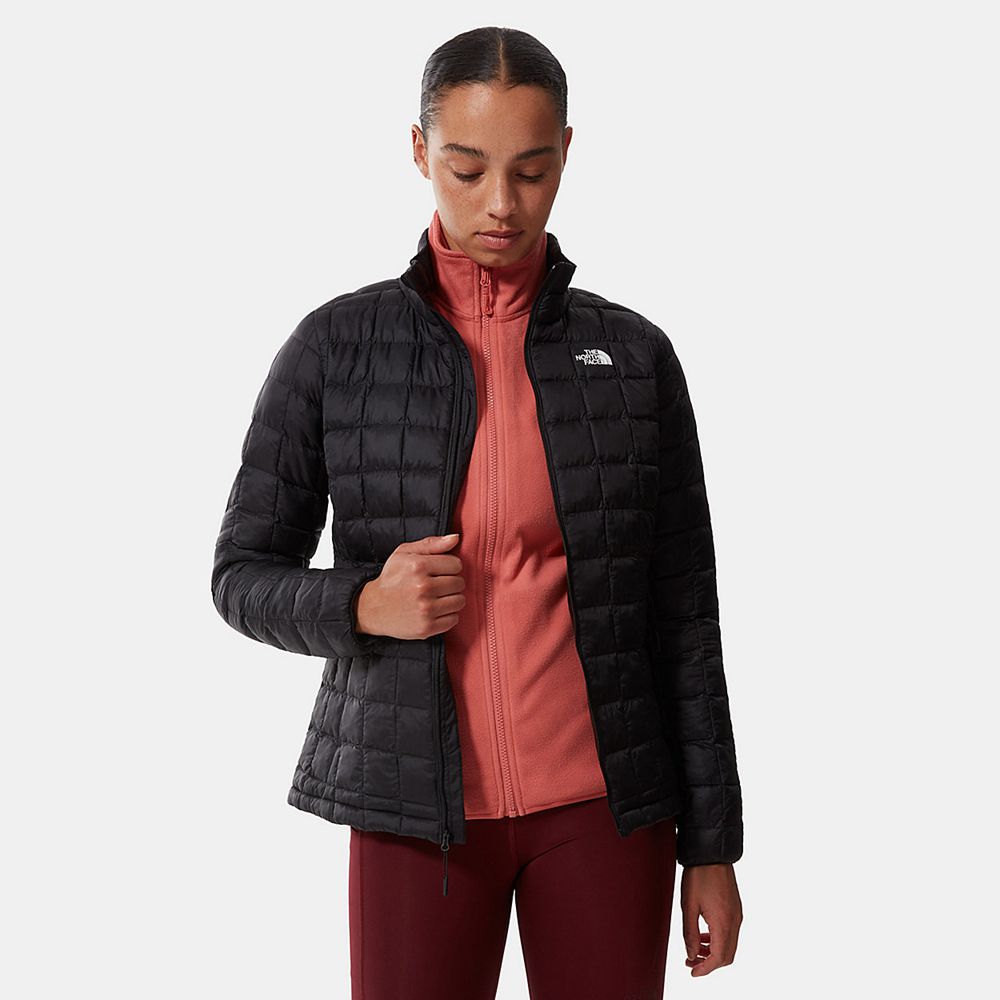 The North Face Insulated Jacket Womens Australia - The North Face Thermoball™ Eco 2.0 Black Hiking (